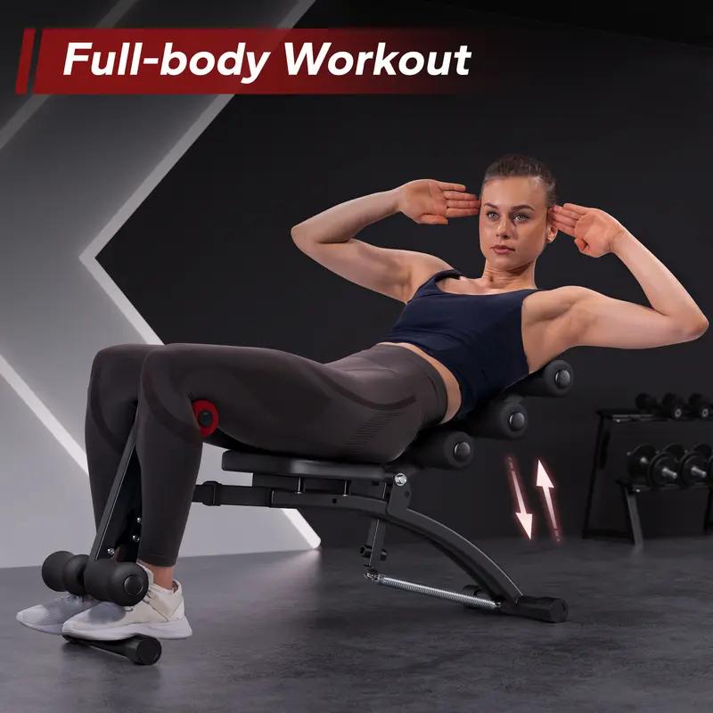 🏋️ MERACH 10-in-1 Ab Machine Workout Bench – Transform Your Core at Home! 💪🔥