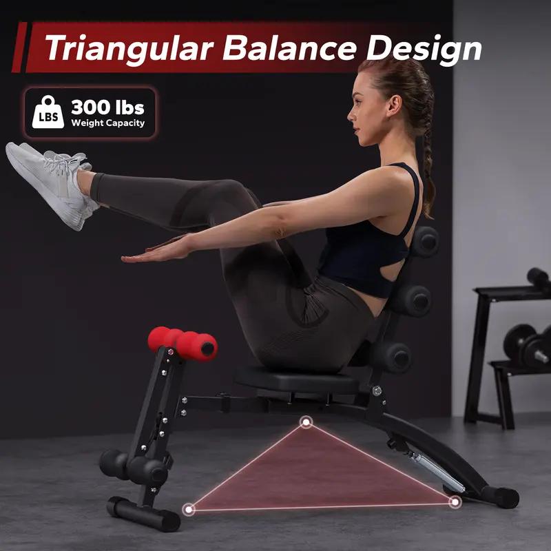 🏋️ MERACH 10-in-1 Ab Machine Workout Bench – Transform Your Core at Home! 💪🔥