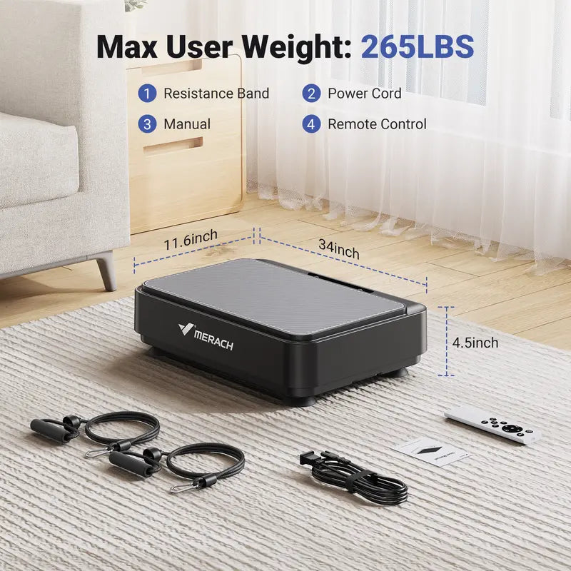 ✨ MERACH Mini Vibration Plate – Full-Body Workout in 20 Minutes! 💪