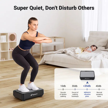 ✨ MERACH Mini Vibration Plate – Full-Body Workout in 20 Minutes! 💪