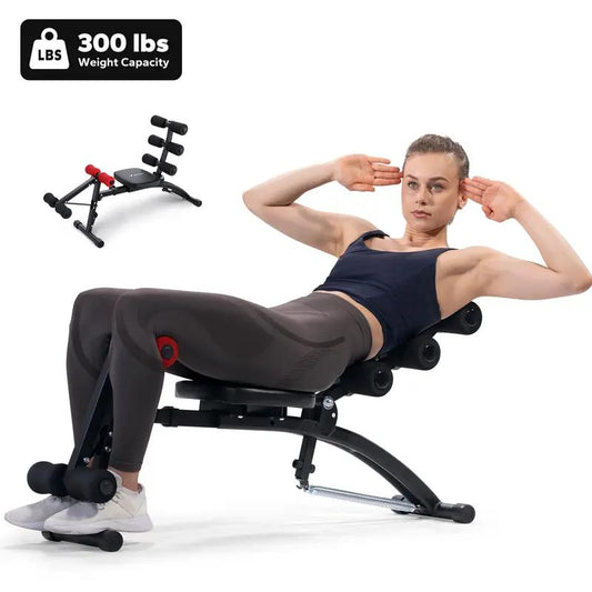 🏋️ MERACH 10-in-1 Ab Machine Workout Bench – Transform Your Core at Home! 💪🔥