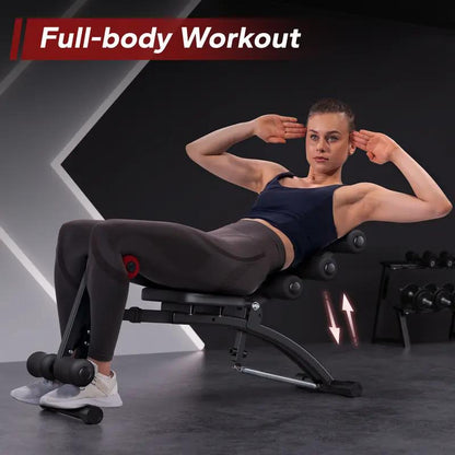 🏋️ MERACH 10-in-1 Ab Machine Workout Bench – Transform Your Core at Home! 💪🔥