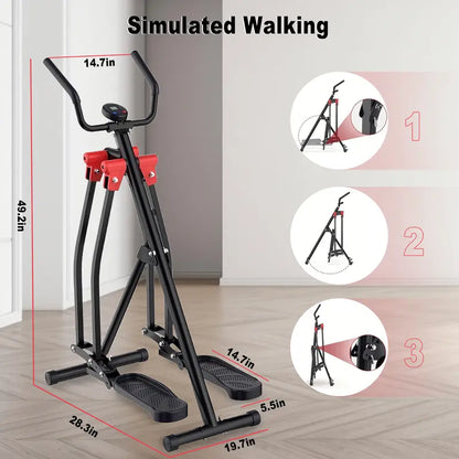 🏠 HOTWAVE Space Walker – Low-Impact Cardio Stepper for Home 🚶‍♀️🔥