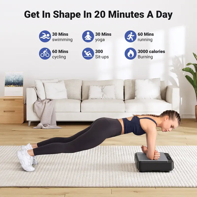 ✨ MERACH Mini Vibration Plate – Full-Body Workout in 20 Minutes! 💪